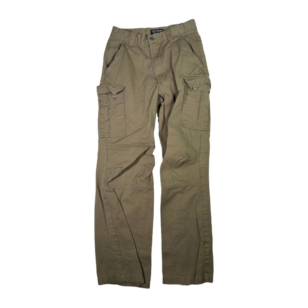 Polo Jeans Co. Ralph Lauren Youth Boys Tan Cargo Pants Size 14 Cotton